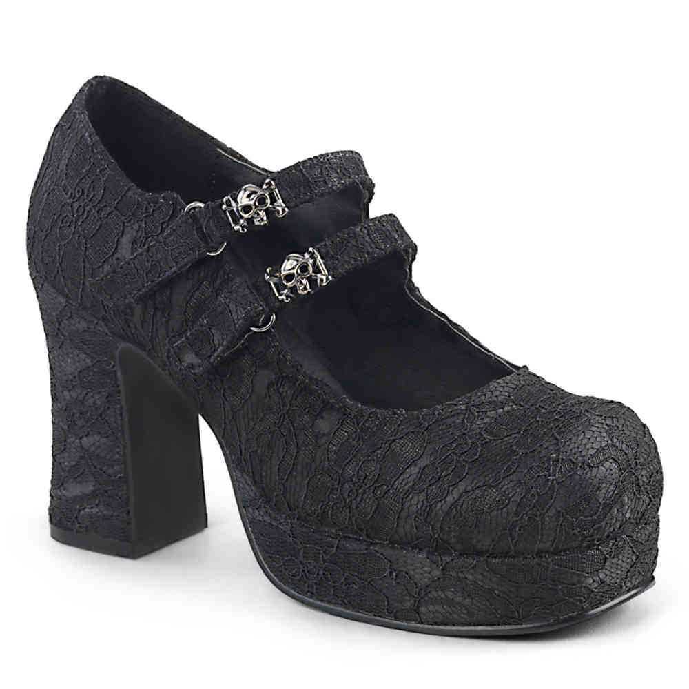 DemoniaCult - GOTHIKA09 Lage schoenen - Zwart Product image